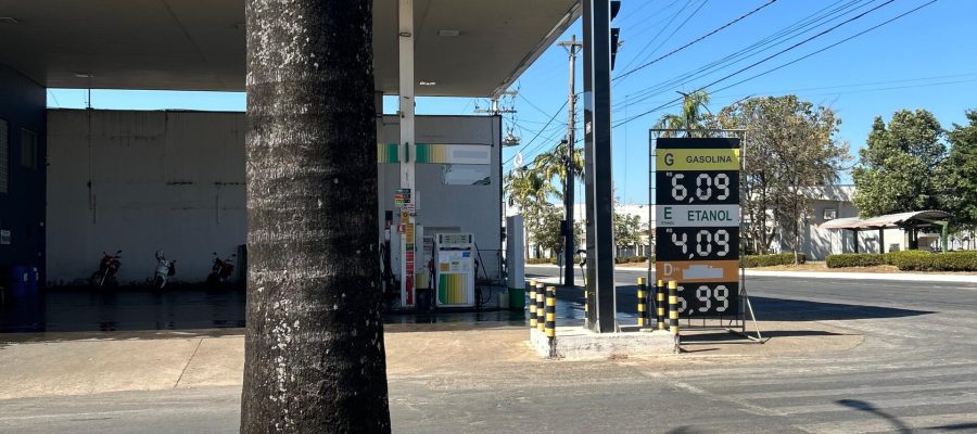 Preço da gasolina recua e chega a R$6,09 nos postos de Goianésia