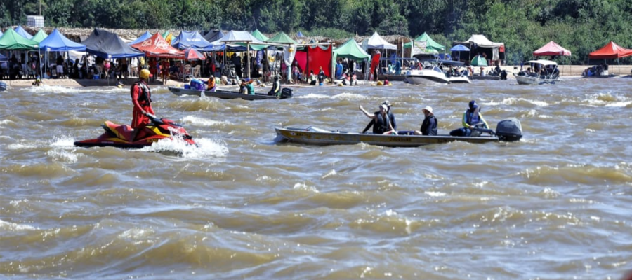 Mulher perde parte do cabelo após queda de jet ski no Rio Araguaia
